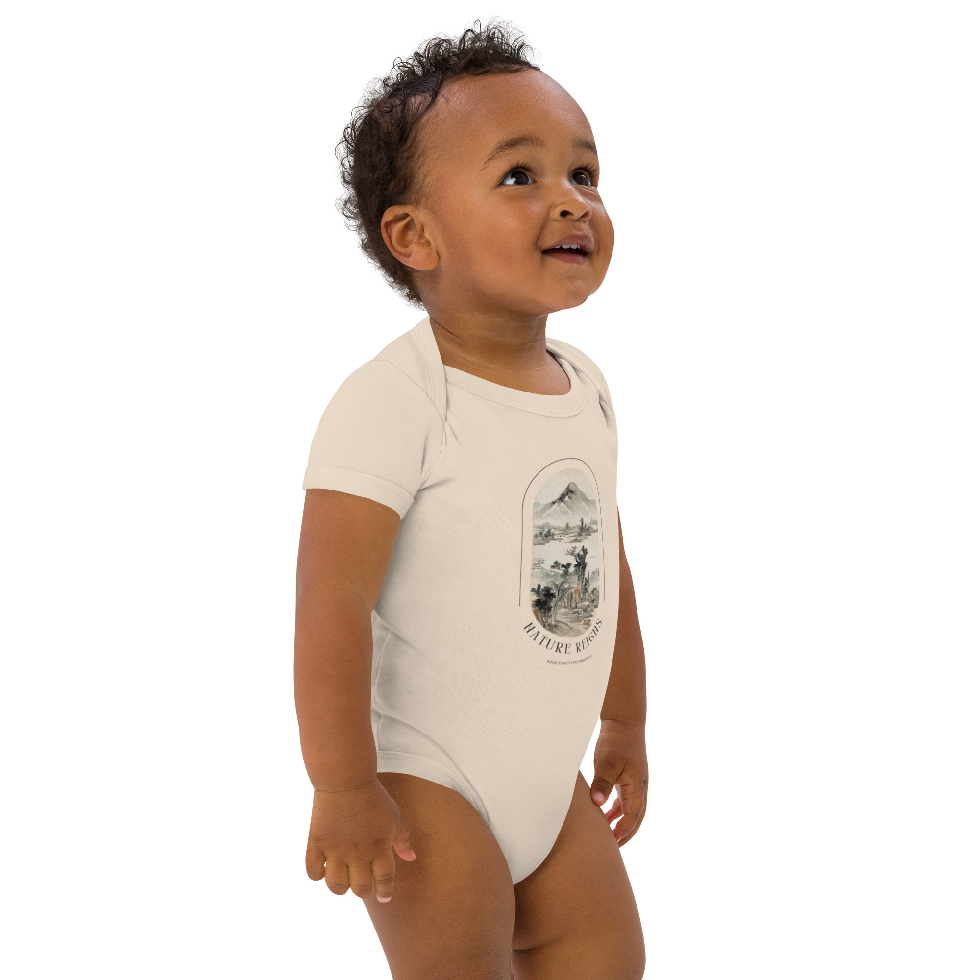 Nature Reigns Organic Baby Bodysuit - Image 2