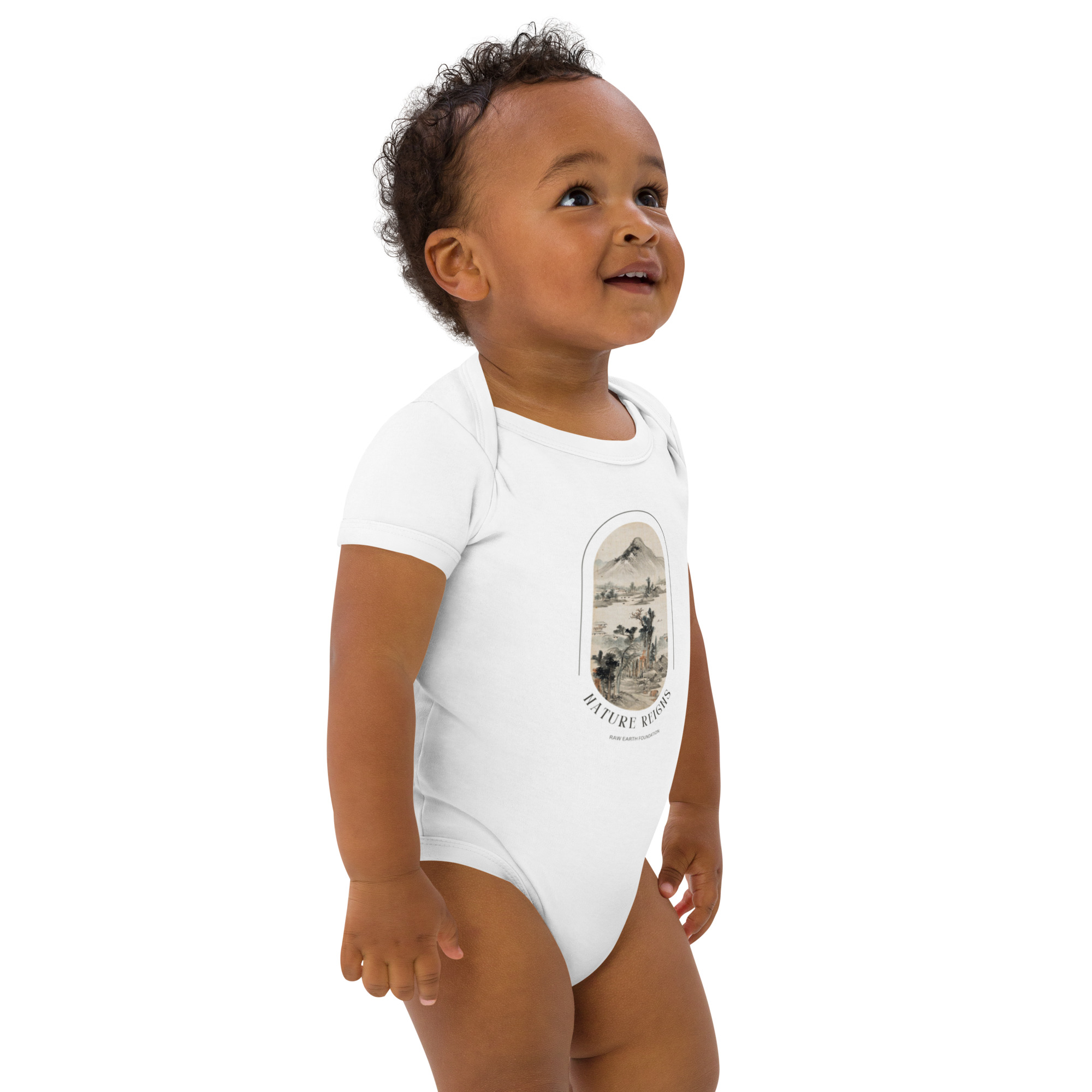 Nature Reigns Organic Baby Bodysuit - Image 4